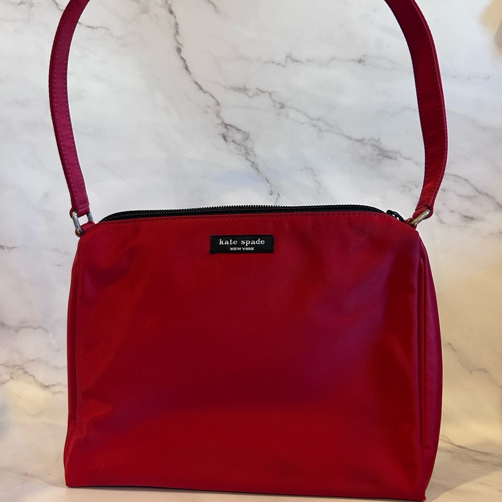 Vintage Kate Spade Cherry Red Shoulder Bag